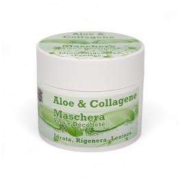 Maschera viso aloe e collagene  200 ml.