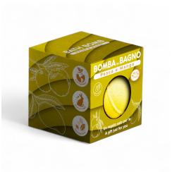 Bomba da bagno scatola 6 x 6 x 6 Pesca e Mango 100 gr.