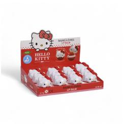 Lip Balm SINGOLO vegan testa di  Hello Kitty (con 12 pz espo omaggio)