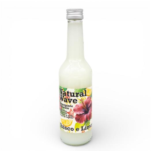 Natural Wave detergente di vetro Grande  ml. 700  Ibisco e Limone