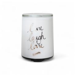 Diffusore ultrasuoni vetro  sabbiato - in scatola regalo cm.20x11x11