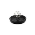 Piattino CON SPIRALE  nero Bruciatore diam.cm.9  per incensi e carta d'eritrea
