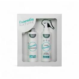 Scatola Regalo cm.29x24x5,5 Muschio Bianco profumabucato 250 ml. + spray Nuvole 250 ml.