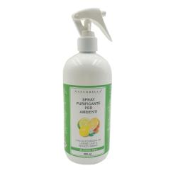 Spray Purificante Ambienti Naturbella con Oli Essenziali Alcool 75% 500 ml.