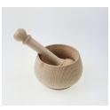 Mortaio con pestello per incenso in granelli diam.8 x 5
