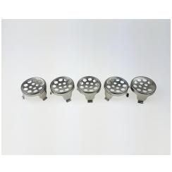 Set da 5 retine di ferro per carboncino e grani