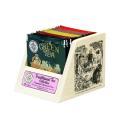 Portafiltri in legno con 5 gusti di the di Ceylon a coltivazione tradizionale per un totale di 15 filtri