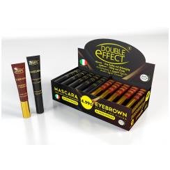 Box da banco con 24 mascara da 10 ml. + 24 Eyebrown per sopracciglia da 6 ml