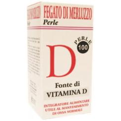 Perle Olio di Fegato di Merluzzo Vitamina D da 100 prl.