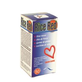 Capsule Rice Red Salva Cuore con Olio di Pesce,Germe Grano Lecitina 50 cps.