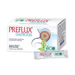 Integratore Alimentare Preflux Gastrogel acidità e mucosa gastrica 10 bustine da 15 ml.