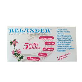 Compresse Relaxder per Insonnia Ansia Stress Umore Scatola da 20 cpr.