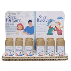Espositore da 12 Stick balsamico pettorale 6 + 6 i  ml. 50