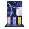 Espositore con 5 ricariche x tipo + tester+9 a-home + tester