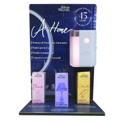 Espositore con 5 ricariche x tipo + tester+9 a-home + tester