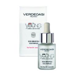 Siero Sos Brufoli Pelli Grasse Verdeoasi con Lavanda e Tea Tree oil  15 ml.