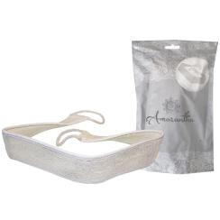 Fascia Soft Scrub in Fibra Cotone e Luffa Pacco da 12 pz.