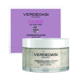 Scrub Esfoliante Levigante Pelli Miste Verdeoasi alle Alghe e Carbone 200 ml.