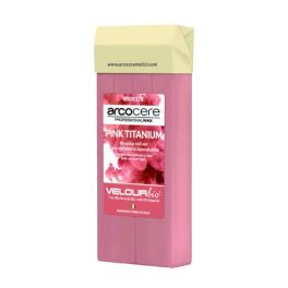 Ricarica Ceretta roll-on Titanio-Rosa Velour bio da 100 ml