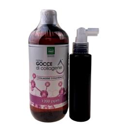 Collagene GROSSO Colloidale 1200 ppm 500 ml+DOSATORE spray 100 ml