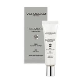 Crema Sos Macchie Scure Verdeoasi con Acido Cogico Dipalmitato 15 ml.