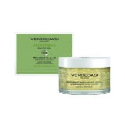 Maschera Gel Idratante Lenitiva Verdeaoasi all'Aloe e Acido Jaluronico 200 ml.