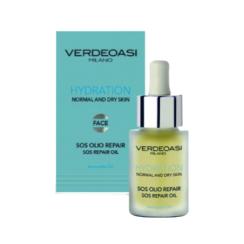 Olio Sos Repair Pelle Secche Verdeoasi  Multifunzionale Nutre,Calma 15 ml.