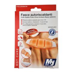 Fascia Riscaldante 12h per Collo,Spalla,Polso,Zona Lombare,Addome 2 pz.