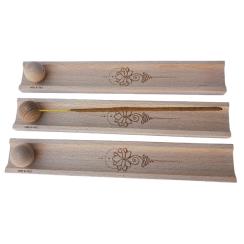 Bruciaincenso in Legno Barchetta con Sfera Portaincenso Masala Anima