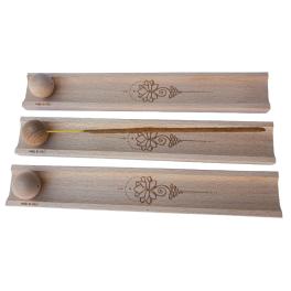 Bruciaincenso in Legno Barchetta con Sfera Portaincenso Masala Anima