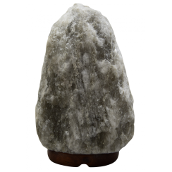 Lampada di Sale Grigio con filo e lampadina 2/3 kg.