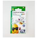Cerotti per bambini sembrano tattoo con Garza Imbevuta di Disinfettante 16 pz.