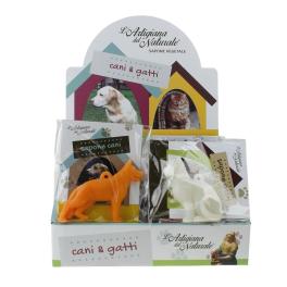 Espositore da 28 Formine per umani con forme di cani e gatti confezione regalo