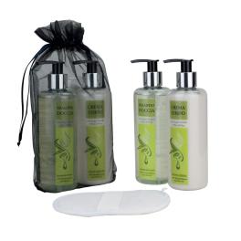 SU ORDINAZIONE Set regalo Bauty oil Shampodoccia , Crema corpo e spugnetta