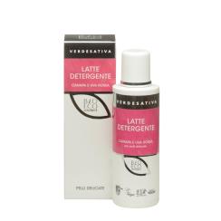 Latte Detergente canapa e uva rossa per pelli delicate flacone 200 ml
