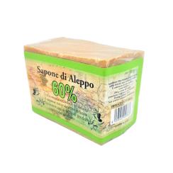 Sapone di Aleppo in cubo al 60% olio di Alloro 200 gr.