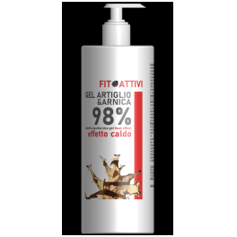 Flacone di gel a base di Arnica e Artiglio Caldo 98% Grosso  da 500 ml.