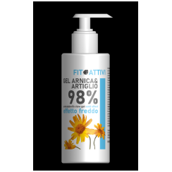 Flacone di gel Arnica e Artiglio Freddo 98% Piccolo  da 100 ml.