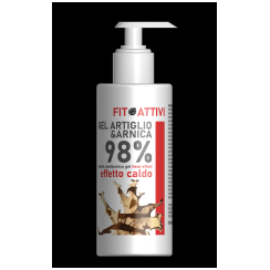 Flacone di gel Arnica e Artiglio Caldo 98% Piccolo  da 100 ml.