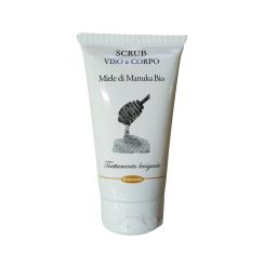 Scrub Viso Corpo al Miele di Manuka Rigenerante e Esfoliante tubo da 150 ml