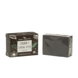 Bio sapone concentrato Canapa e Carbone 100 gr