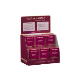 Espositore da banco Le Gemme  con 24 Candele da 180 grami cad