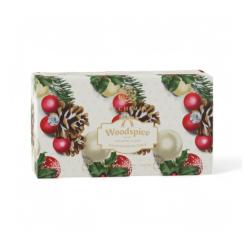 Sapone natalizio solido vegetale Xmas alle Woodspice 200 gr.