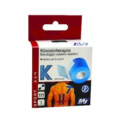 Bendaggio Kinesio Adesivo ideale per lo Sport 5 mt x 5 cm