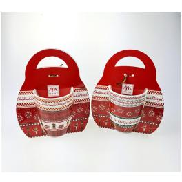 Tazza in Ceramica Scozzese con manico Decori Natalizi  assortite confezione regalo