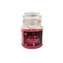 Espositore da 8 Candela al profumo di Vino  in barattolo di vetro Aria di fragolino da gr. 130.  7 cm alta 10 cm.