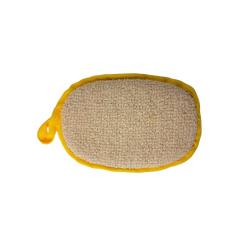 manopola di Sisal con pateletta per mano spessa 3 cm. alta 11cm e larga 11 cm
