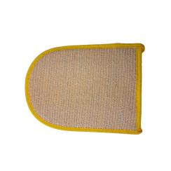 Manopola ad inserimento mano di Sisal e spugna  alto 21cm e largo 16 cm