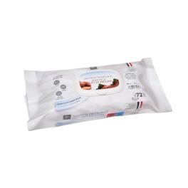 Confezione da 72 Salviette umidificate cm.15x16 Argan