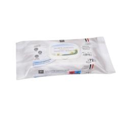 Confezione da 72 Salviette umidificate cm.15x16 Muschio Bianco